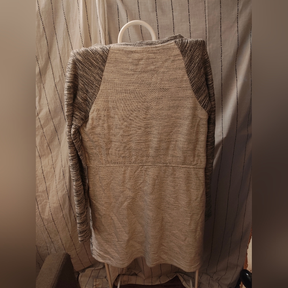 Anthropologie Monday Tuesday Wednesday Sweater Dress Large - Pockets - Gray/Gray - Picture 4 of 5